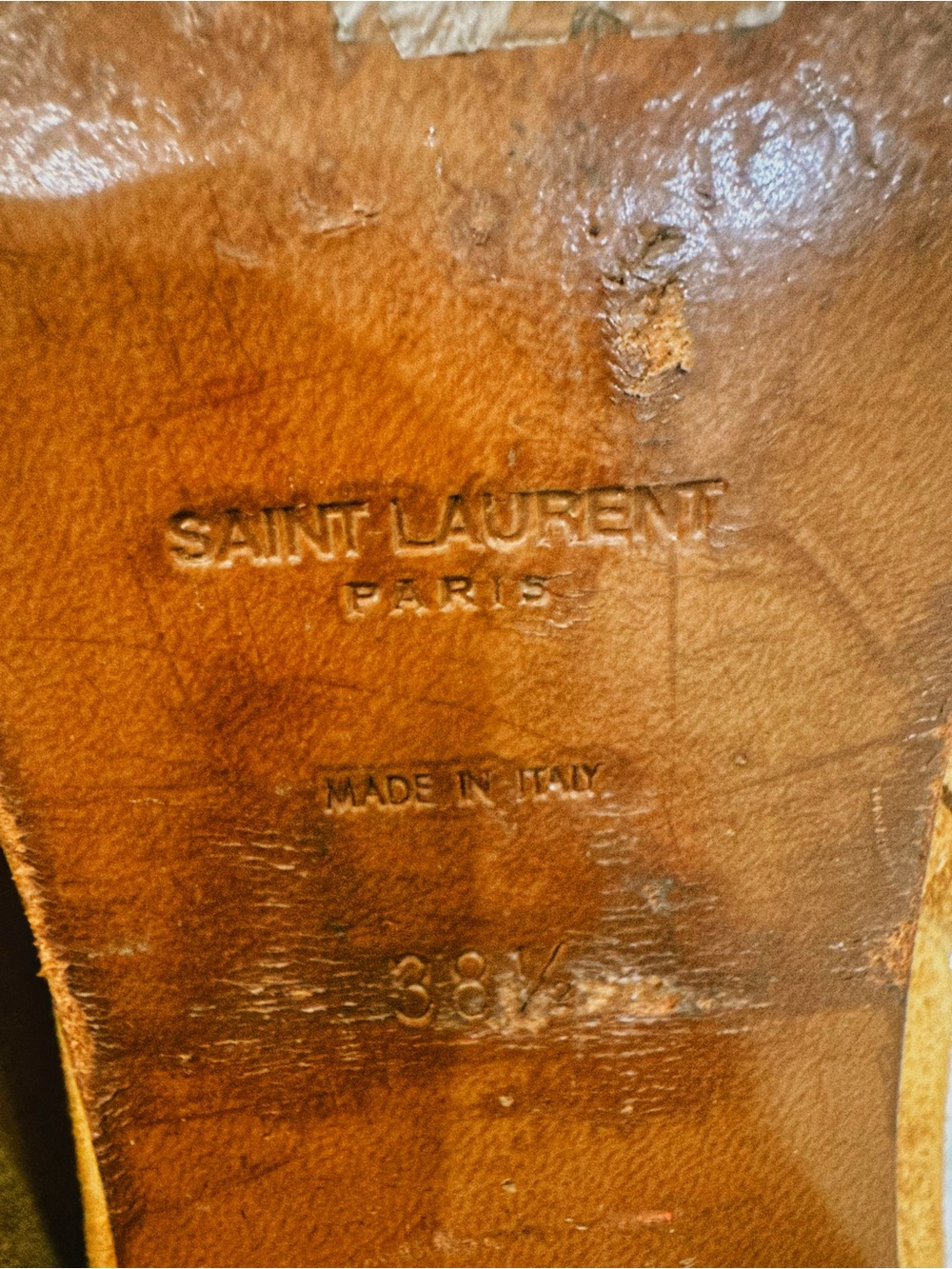 Saint Laurent Suede Booties - Picture 5 of 5